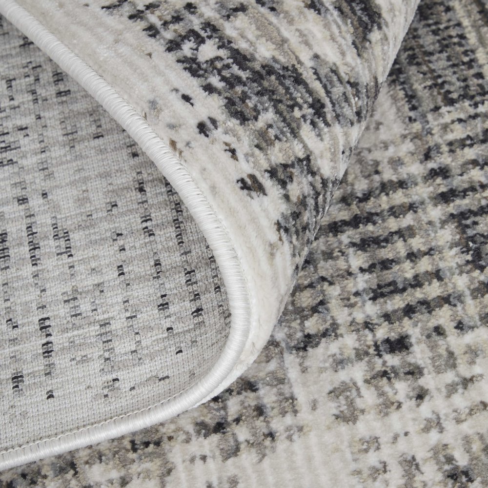 Sonora Modern Abstract, Gray/Ivory, 9'-0" x 12'-8" Area Rug. Picture 7