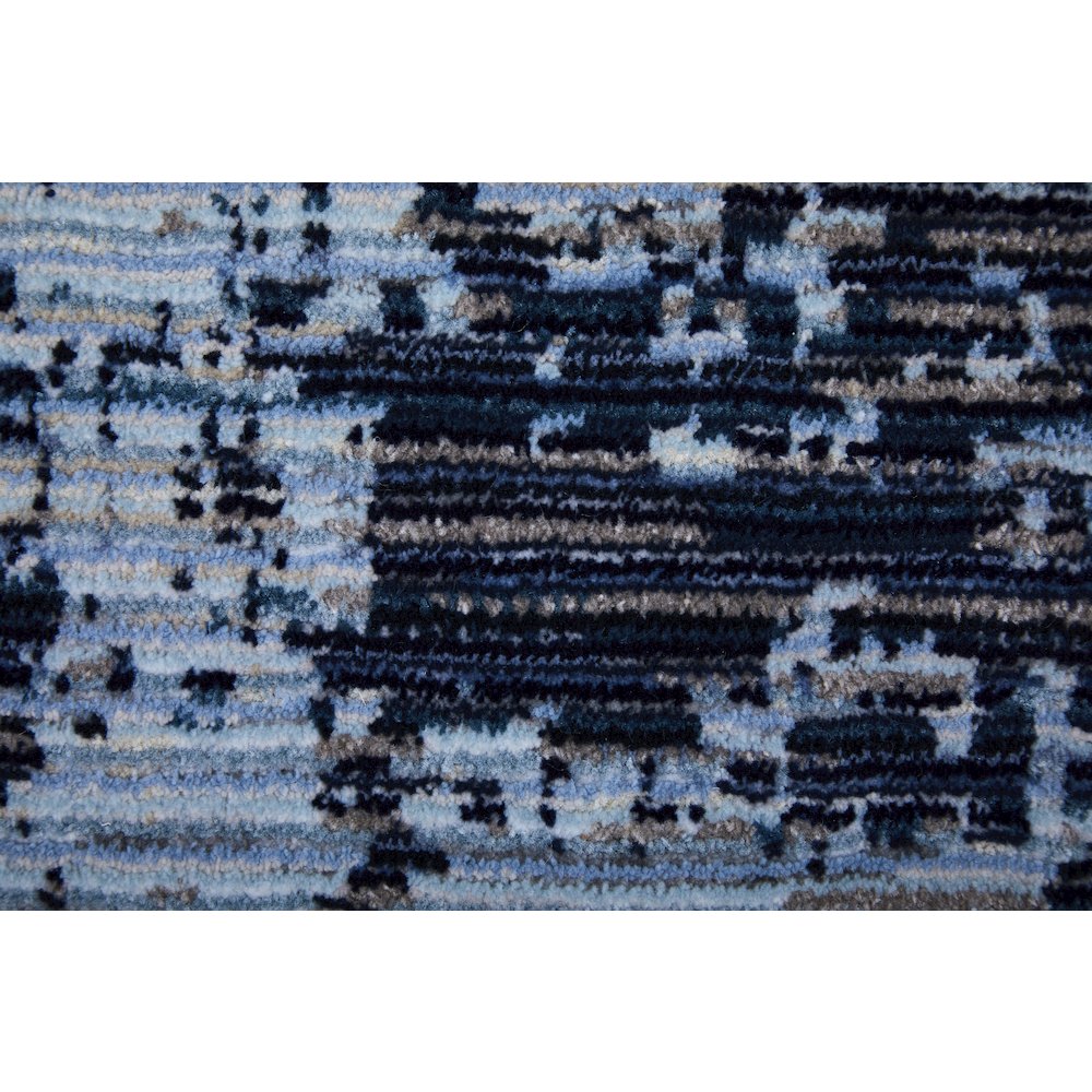 Sonora Modern Abstract, Blue/Black, 5' x 7'-6" Area Rug. Picture 5