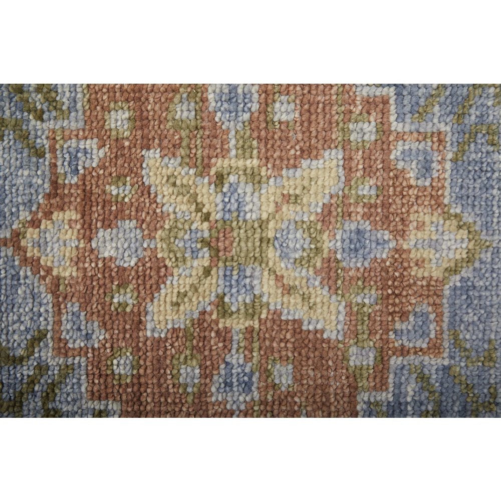 Fillmore Transitional Diamond, Blue/Green/Yellow, 8' x 10' Area Rug. Picture 6