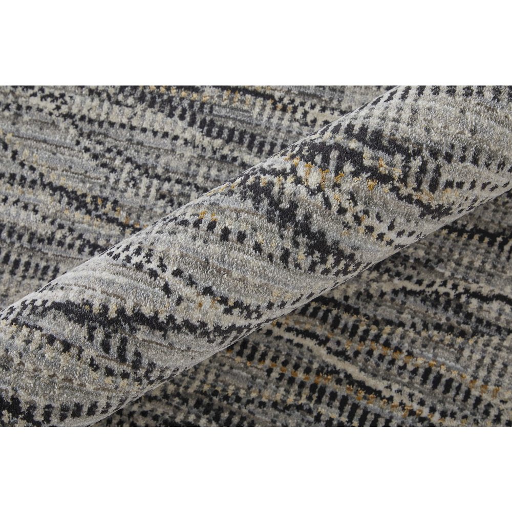 Sonora Modern Abstract, Gray/Ivory/Tan, 6'-7" x 9'-6" Area Rug. Picture 4