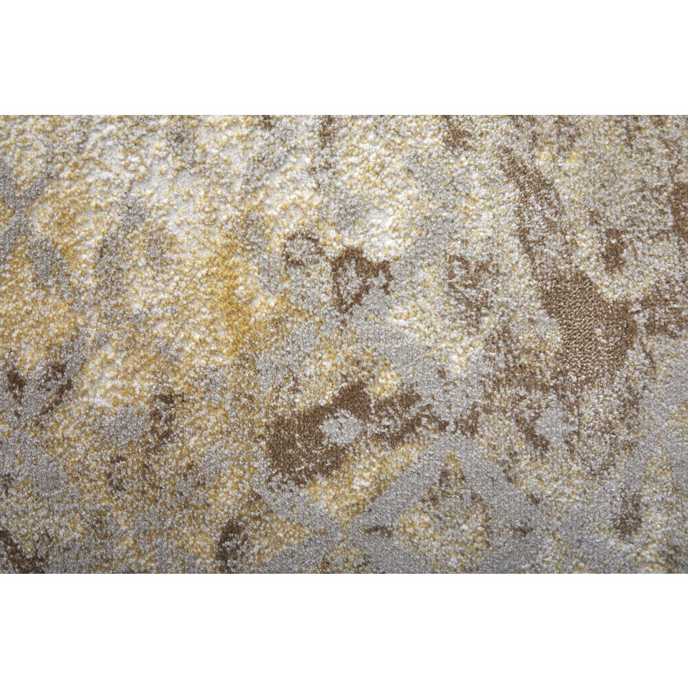 Waldor Modern Watercolor, Brown/Tan/Ivory, 8' x 11' Area Rug. Picture 7
