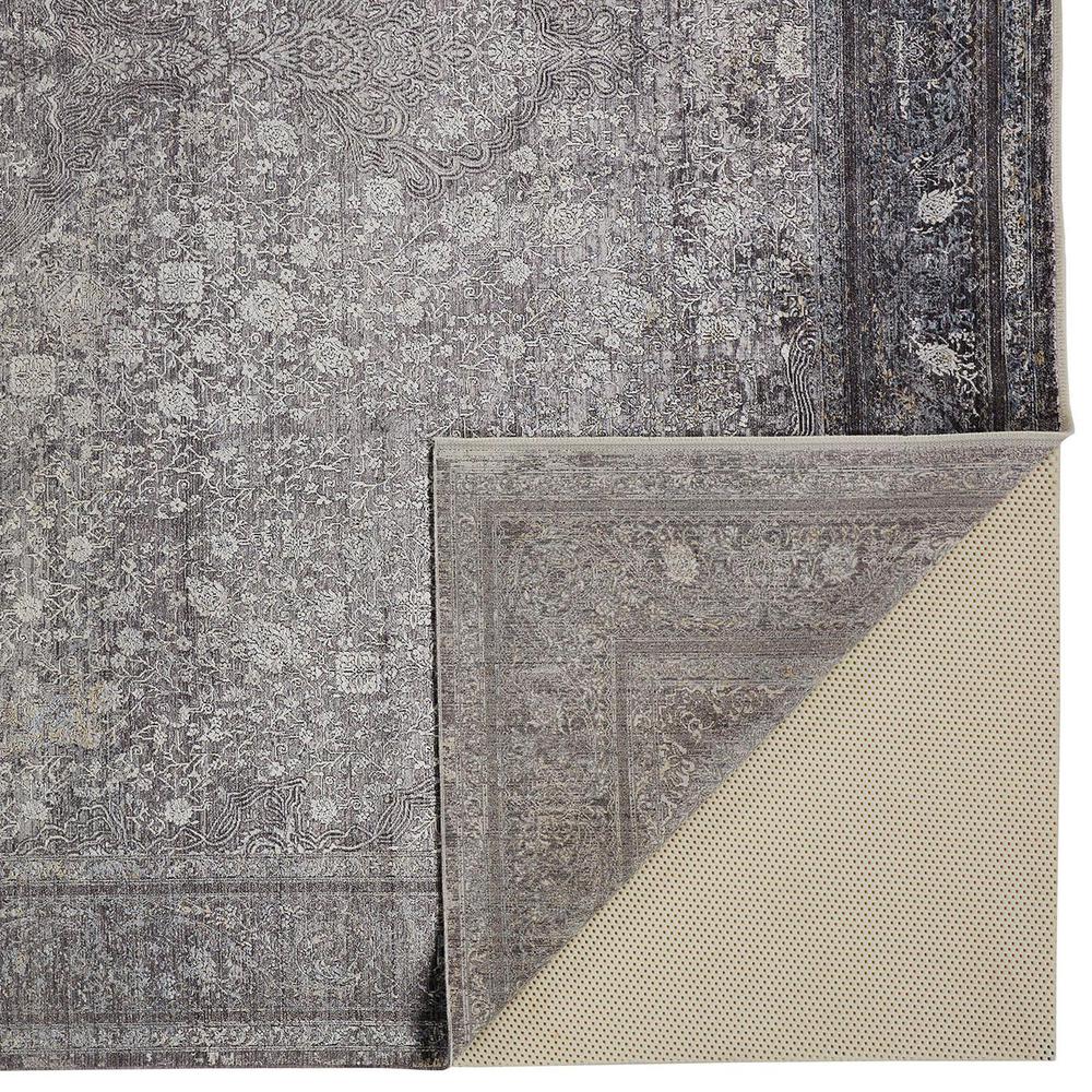 Sarrant Vintage Space-Dyed Rug, Charcoal Gray, 2ft - 8in x 10ft, Runner, 9193967FCHL000I8B. Picture 2