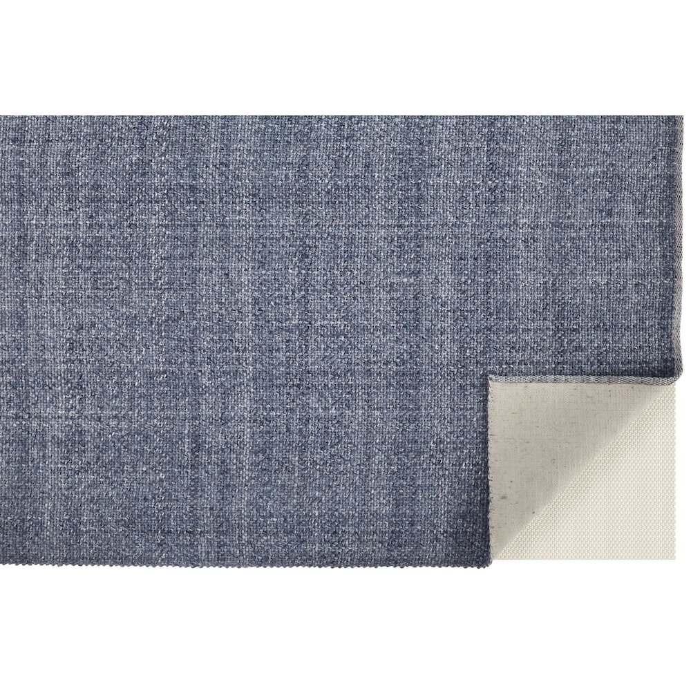 Naples Space Dyed In/Outdoor Flatweave, Navy/Denim Blue, 9ft x 12ft Area Rug, NAP0751FNVY000G00. Picture 4