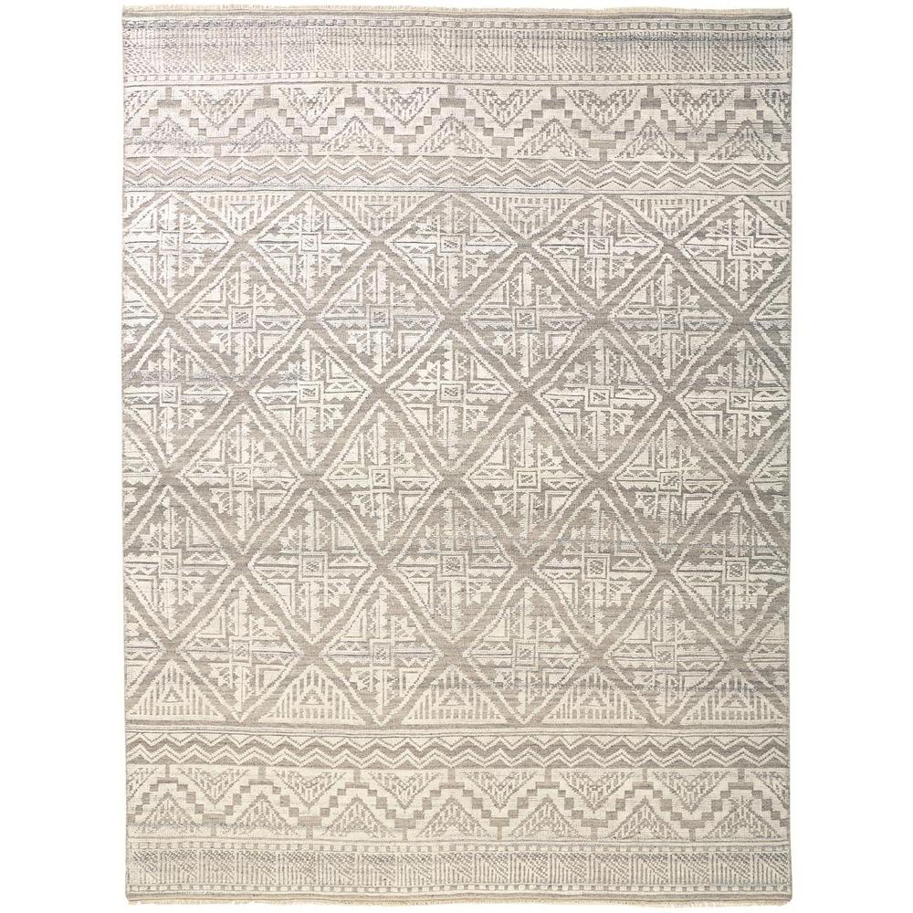 Payton Nomadic Diaimond Pattern Rug, Ivory/Tan, 3ft-6in x 5ft-6in Accent Rug, 9806497FBGEGRYC50. Picture 2