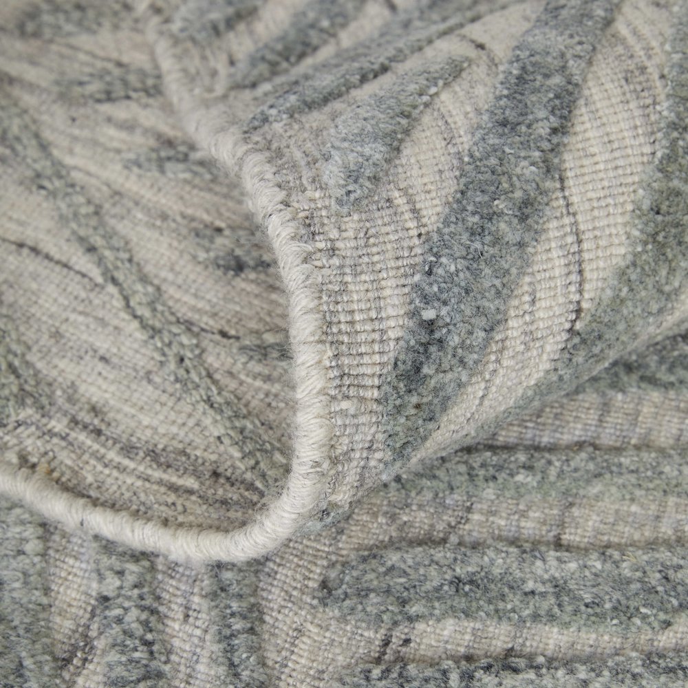 Elias Modern Abstract, Green/Ivory/Tan, 9' x 12' Area Rug. Picture 5