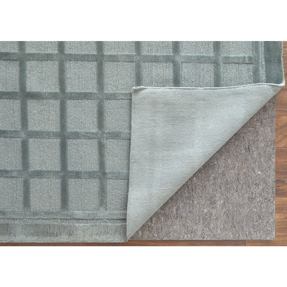 Channels Modern Geometric, Gray/Blue, 5'-6" x 8'-6" Area Rug. Picture 4