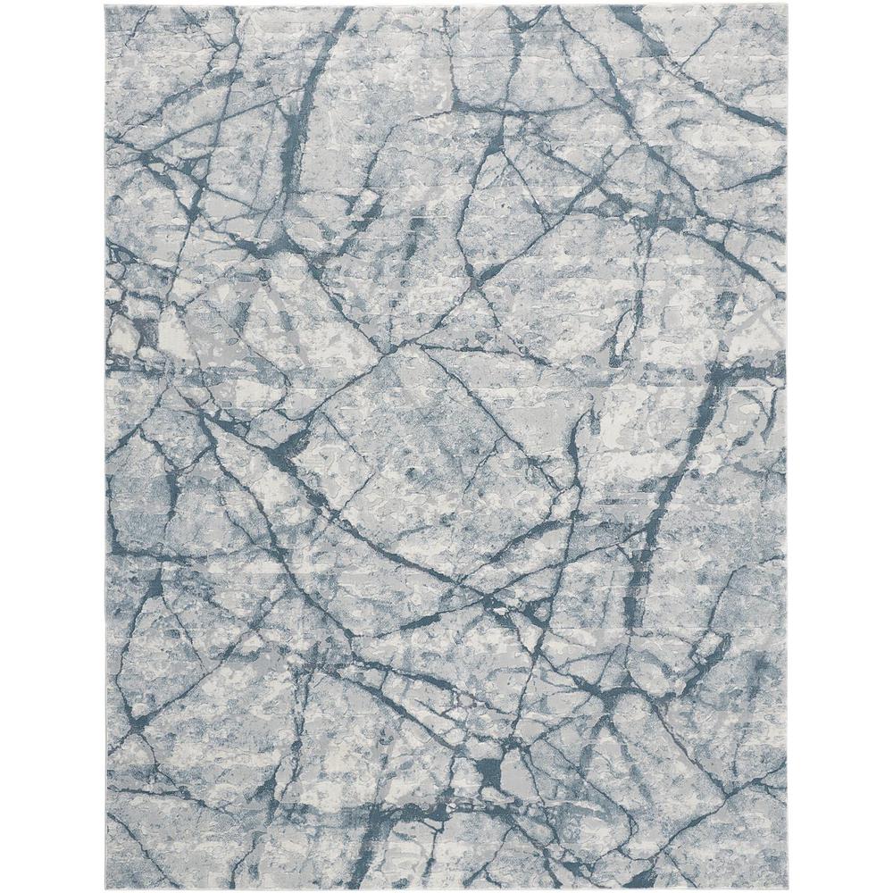 Atwell Contemporary Marbled Rug, Teal Blue/Gray, 5ft - 3in x 7ft - 6in Area Rug, ATL3282FAQU000E76. Picture 1