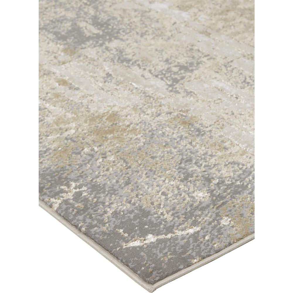 Aura Luxe Modern Rug, Gray/Beige/Gold, 2ft-10in x 7ft-10in, Runner, AUR3567FBGEGLDI71. Picture 3