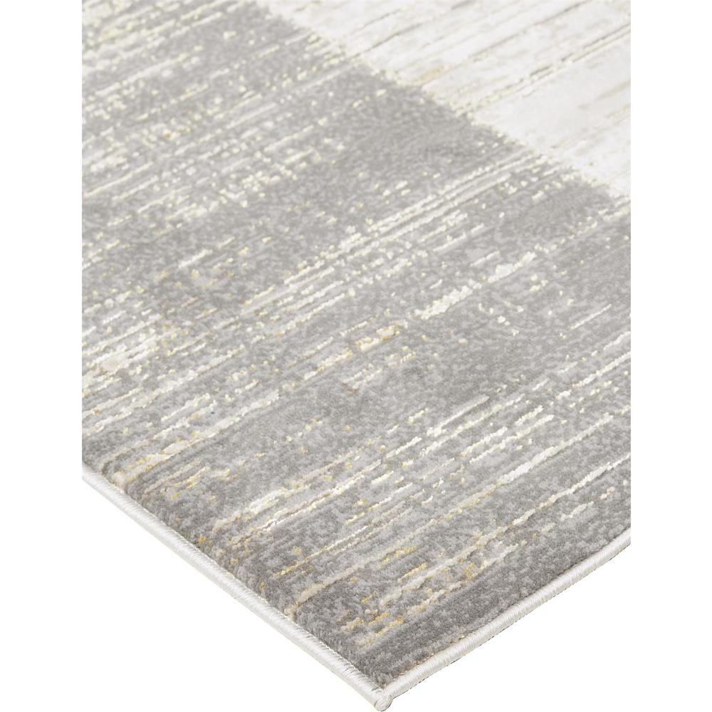 Aura Modern Striated, Gray/Beige/Gold, 2ft-10in x 7ft-10in, Runner, AUR3736FGLDBGEI71. Picture 3
