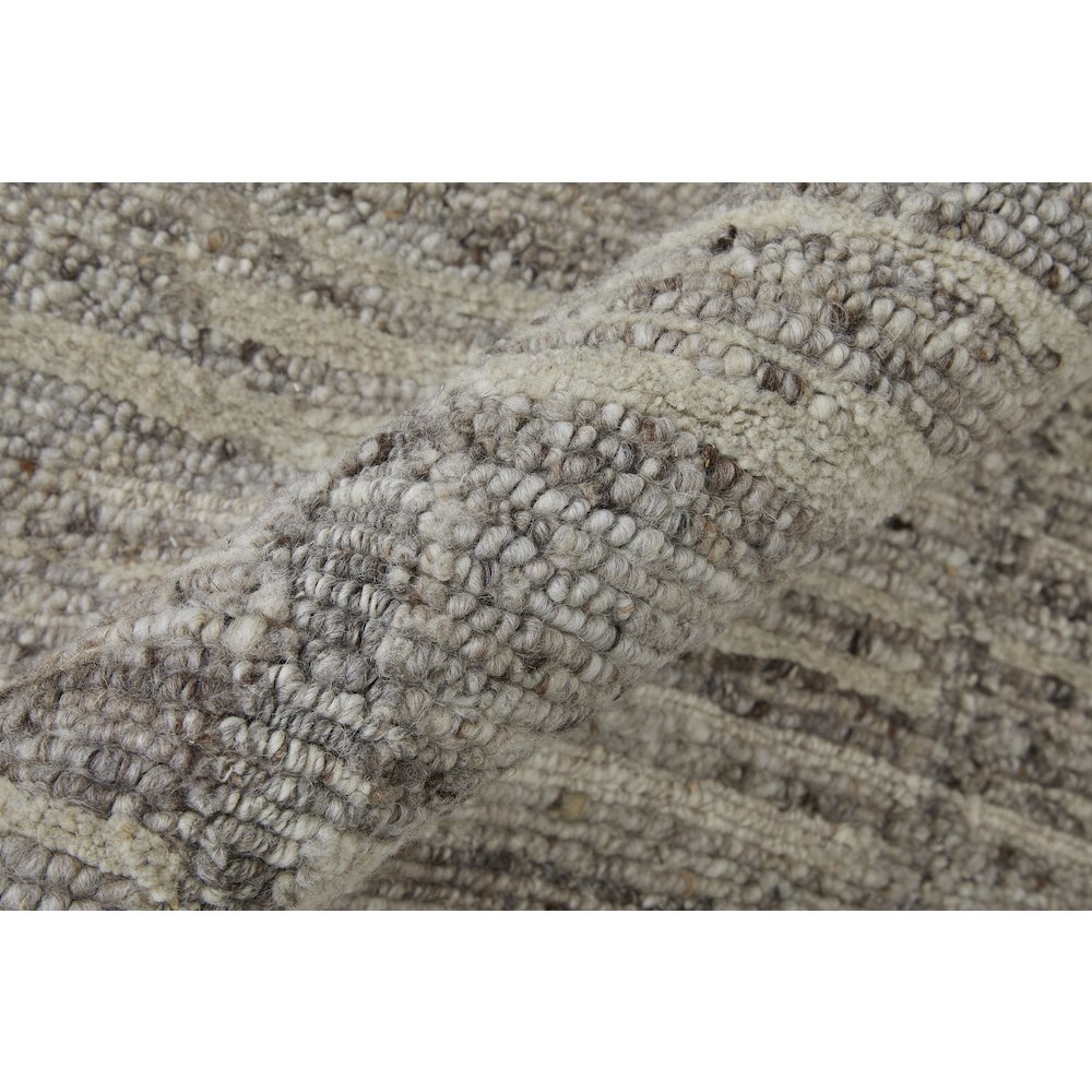 Navaro Modern Abstract, Gray/Ivory/Taupe, 9'-6" x 13'-6" Area Rug. Picture 5