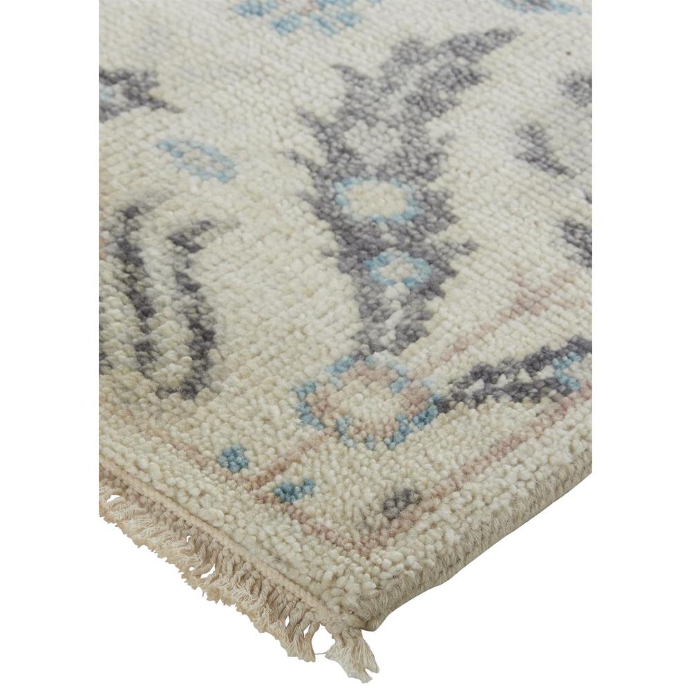 Beall Luxury Wool Rug, Arts and Crafts, Beige, 2ft - 6in x 8ft, Runner, BEA6711FBGE000I68. Picture 3