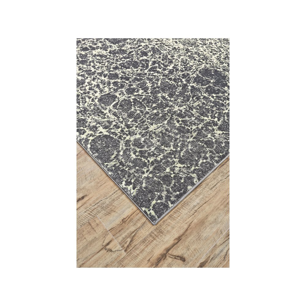 Katari Fluid Print Rug, Gray/Mint Green, 4ft - 3in x 6ft - 3in Accent Rug, 6613379FCASTPEC16. Picture 3