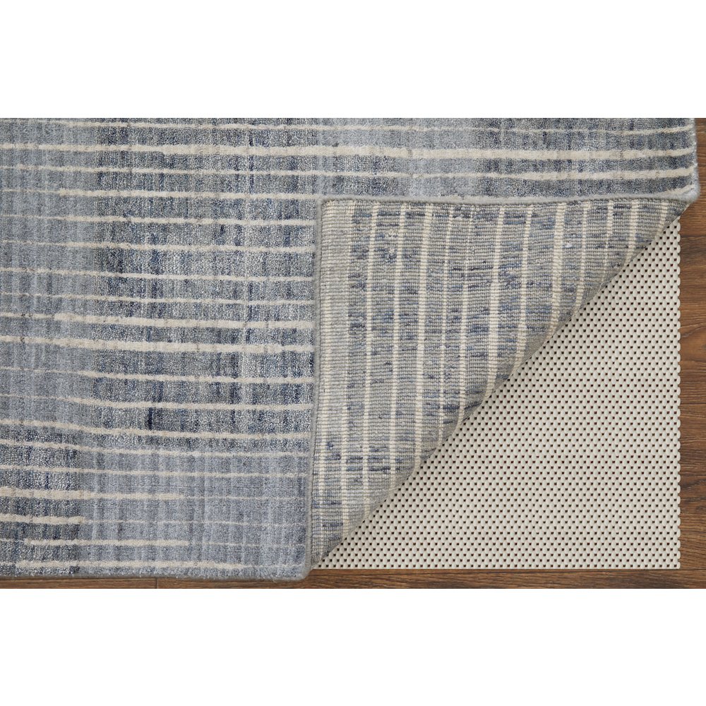 Eastfield Modern Abstract, Blue/Ivory/Gray, 5' x 8' Area Rug. Picture 4