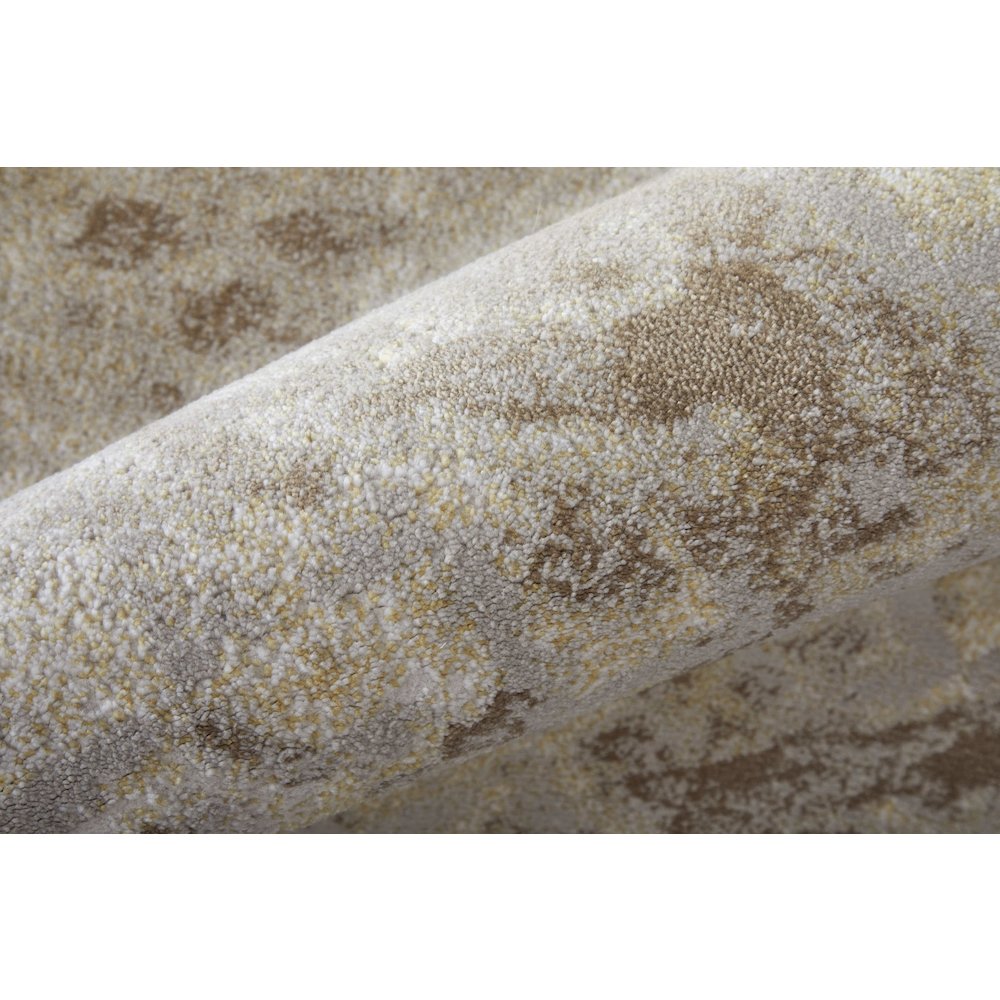 Waldor Modern Watercolor, Brown/Tan/Ivory, 8' x 11' Area Rug. Picture 6