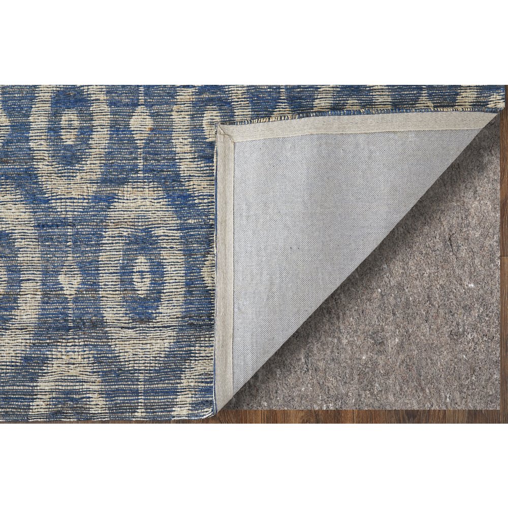 Lilliana Transitional Geometric, Blue/Gray/Tan, 8' x 11' Area Rug. Picture 3