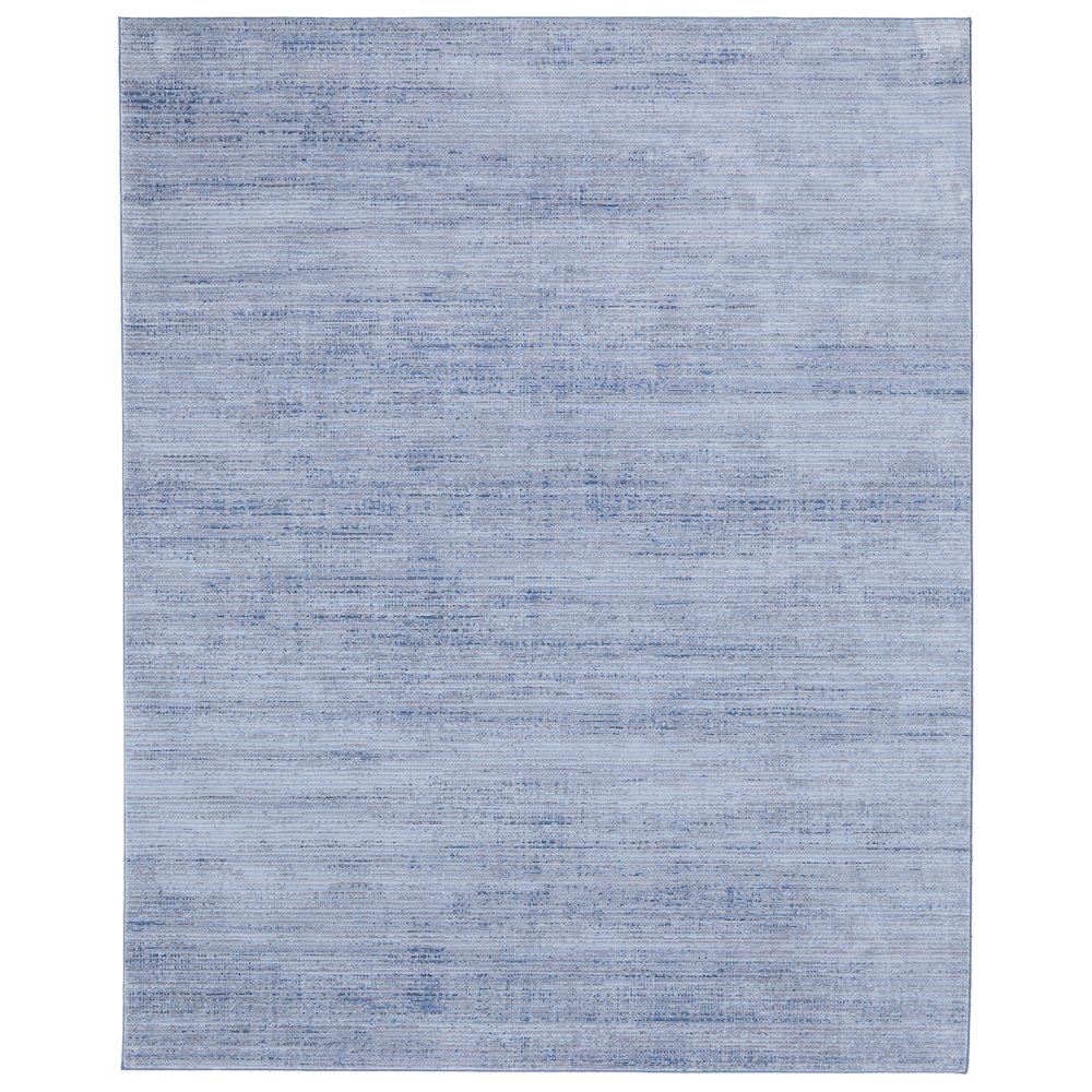 Deja Modern Solid, Blue, 5' x 7'-6" Area Rug. Picture 1