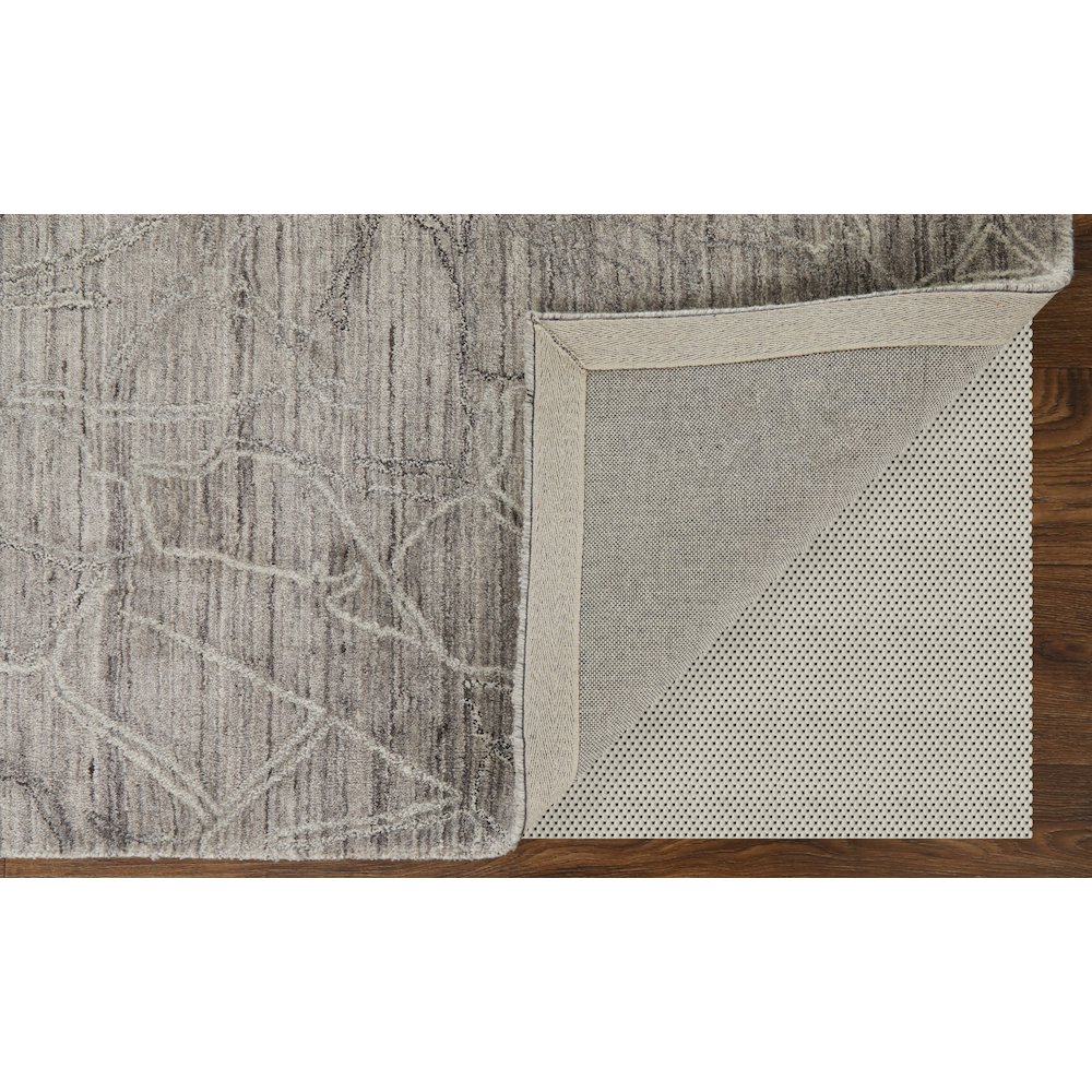 Whitton Modern Abstract, Gray/Tan/Ivory, 2' x 3' Accent Rug. Picture 4