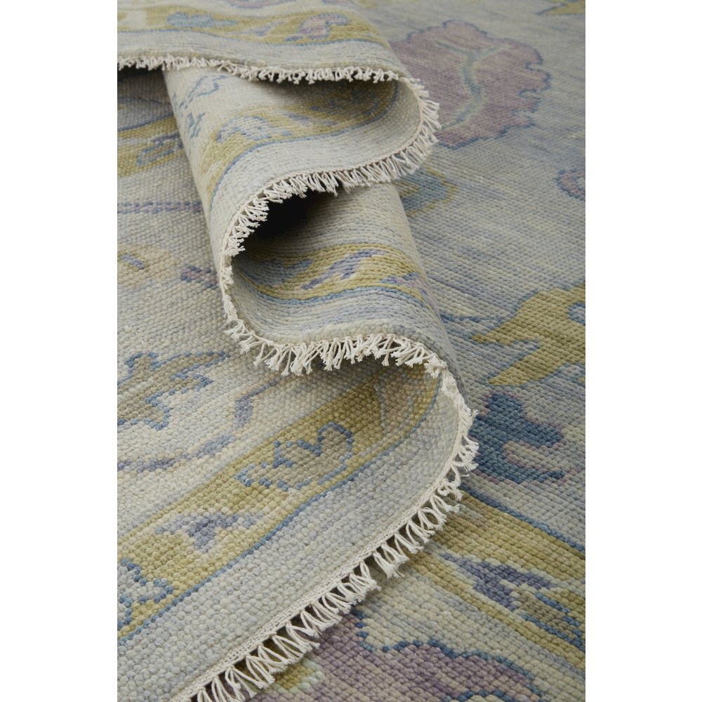Karina Traditional Persian, Gray/Purple/Gold, 5'-6" x 8'-6" Area Rug. Picture 6