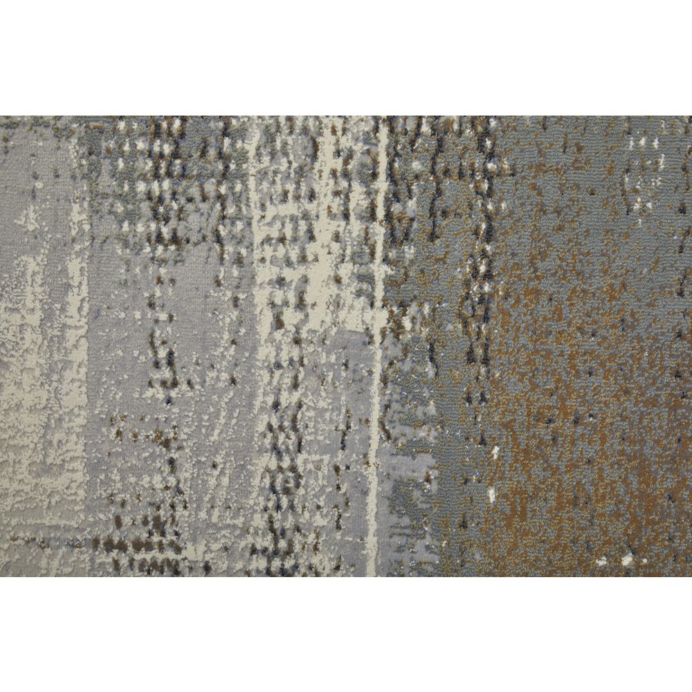 Clio Modern Abstract, Ivory/Gray/Brown, 10' x 13'-2" Area Rug. Picture 6
