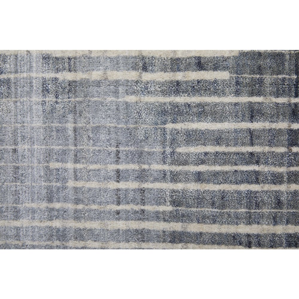 Eastfield Modern Abstract, Blue/Ivory/Gray, 5' x 8' Area Rug. Picture 6