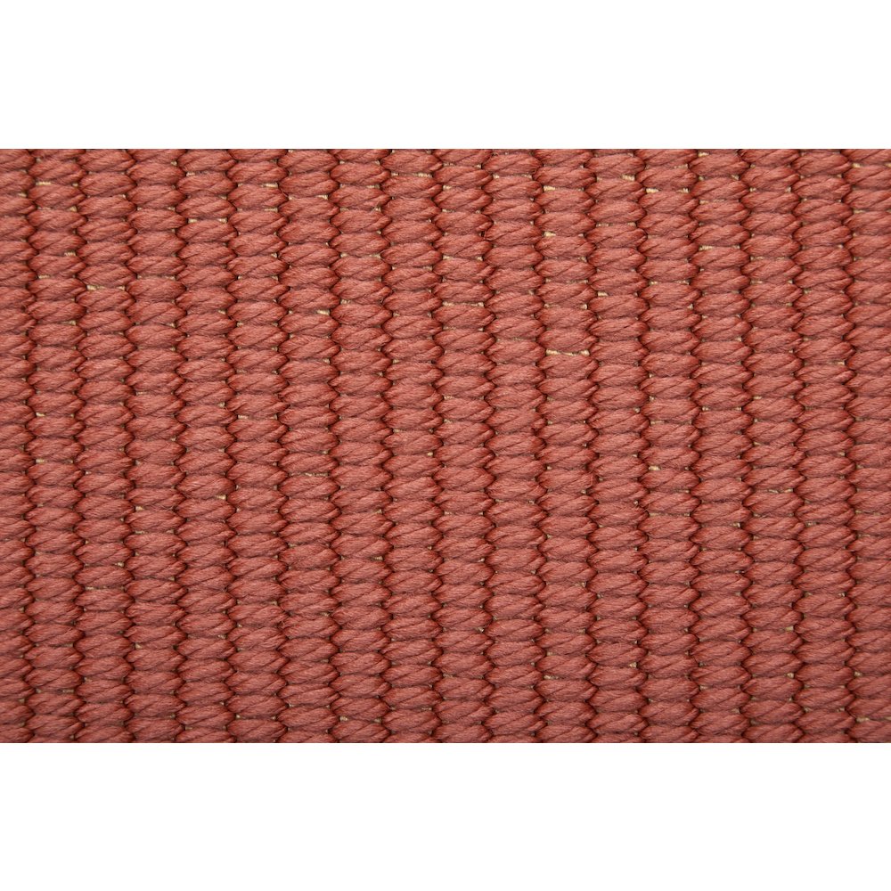 Theo Modern Solid, Red/Tan, 8' x 10' Area Rug. Picture 5
