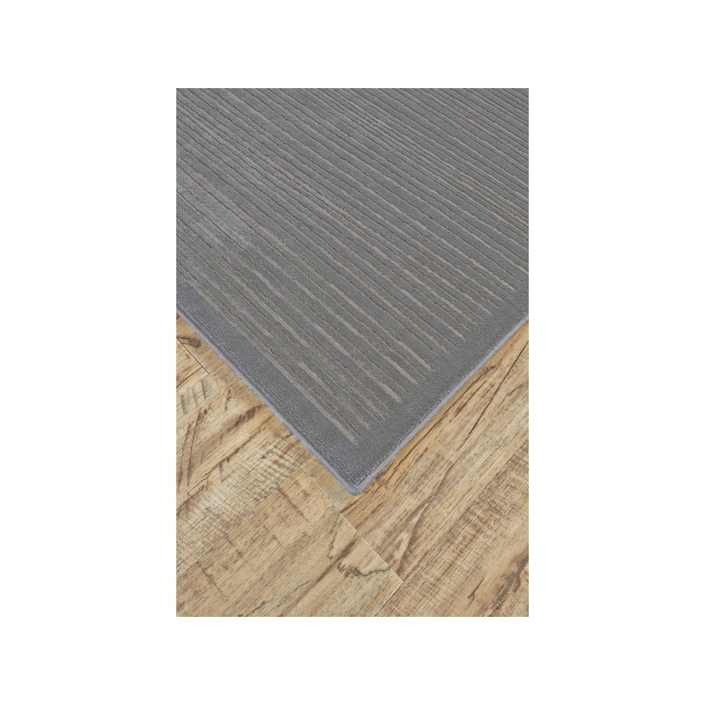Melina Modern Contemporary Rug, Night Blue/Silver Gray, 10ft x 13ft-2in Area Rug, 7143398FSTEWHTH13. Picture 3