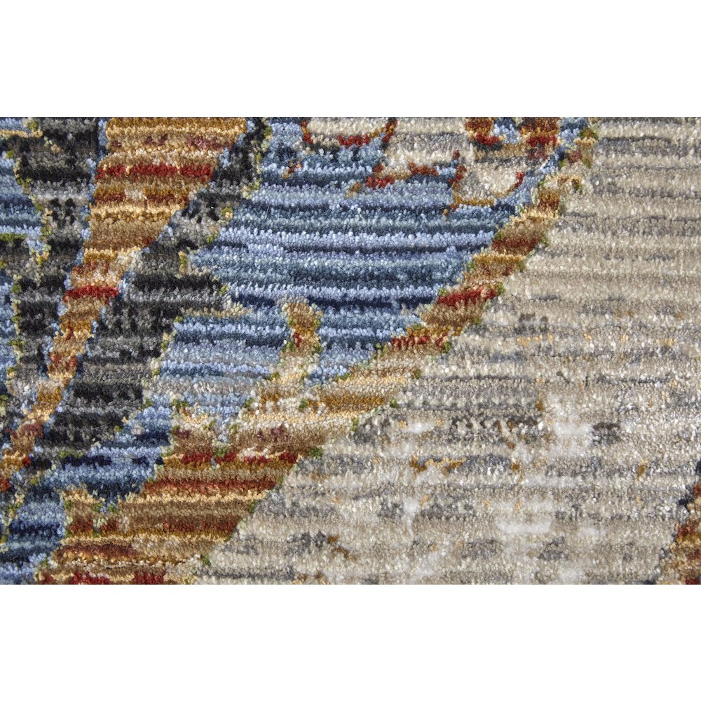 Melrose Transitional Ikat, Ivory/Red/Gray, 7'-10" x 10'-3" Area Rug. Picture 6