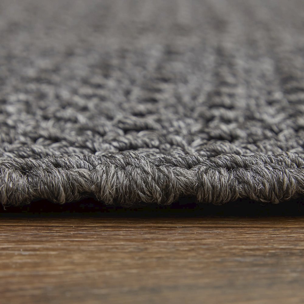 Tito Modern Solid, Gray, 8' x 10' Area Rug. Picture 7