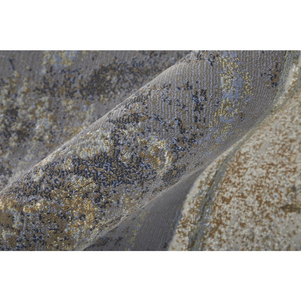 Clio Modern Watercolor, Brown/Gray/Black, 9' x 12' Area Rug. Picture 5