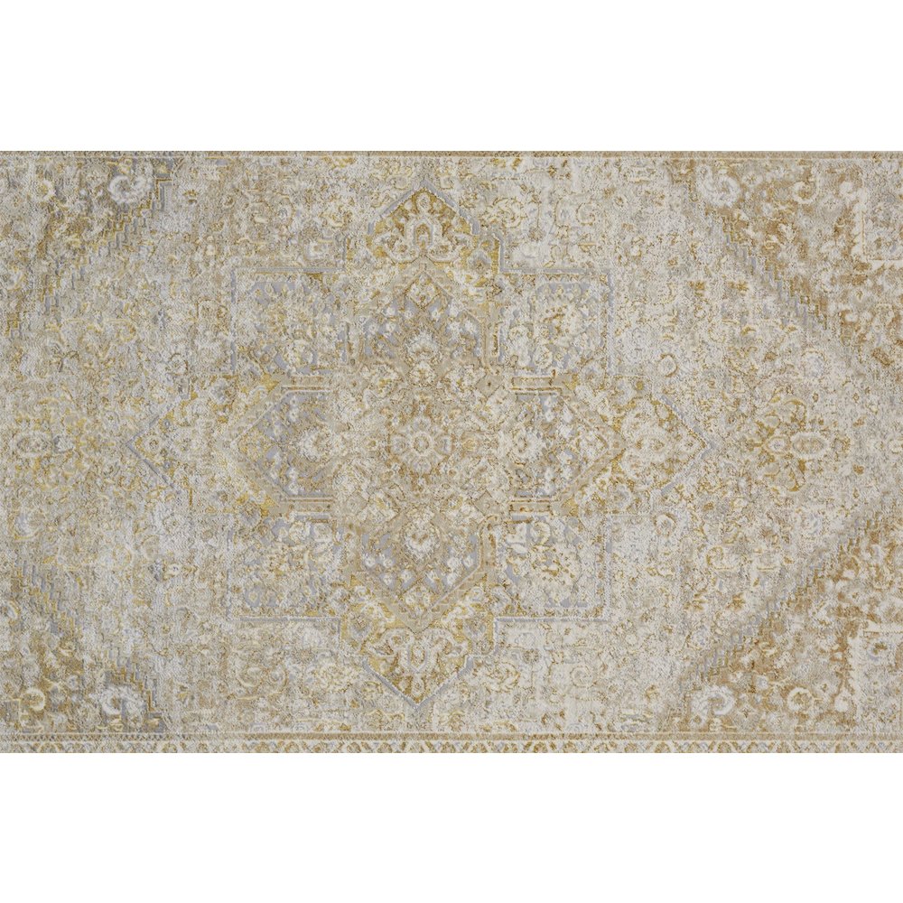 Aura Modern Oriental, Ivory/Gold, 9'-2" x 12' Area Rug. Picture 5