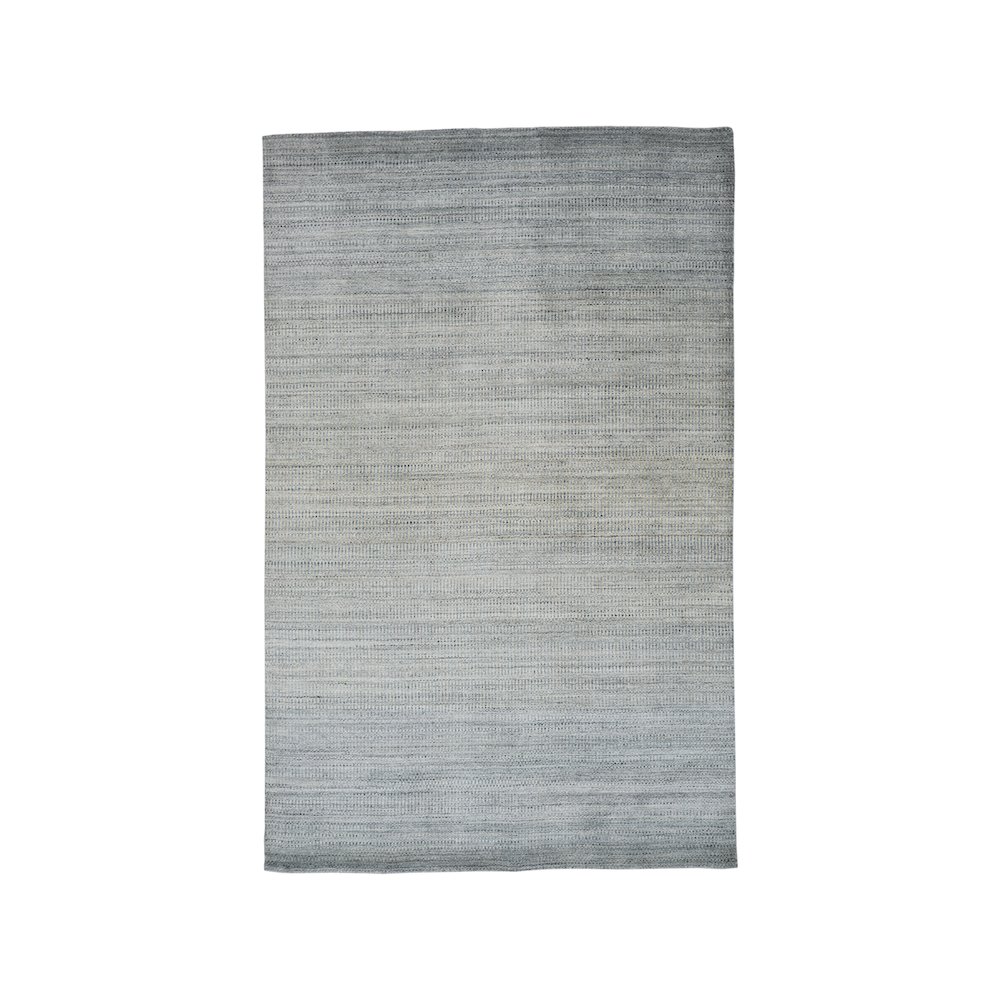 Milan Ombre Striped Rug, Misty Blue/Gray, 5ft x 8ft Area Rug, 7346488FGRYHAZE10. Picture 1