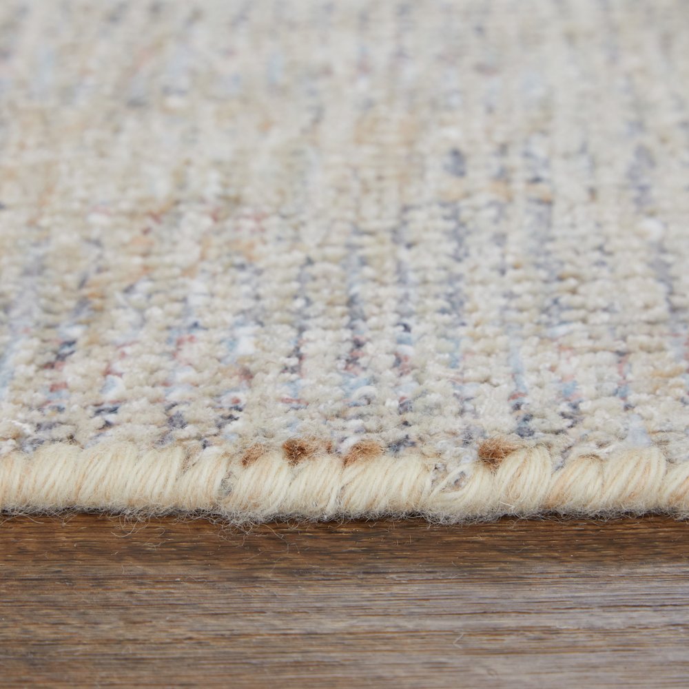 Caldwell Transitional Floral & Botanical, Ivory/Tan/Blue, 2' x 3' Accent Rug. Picture 7