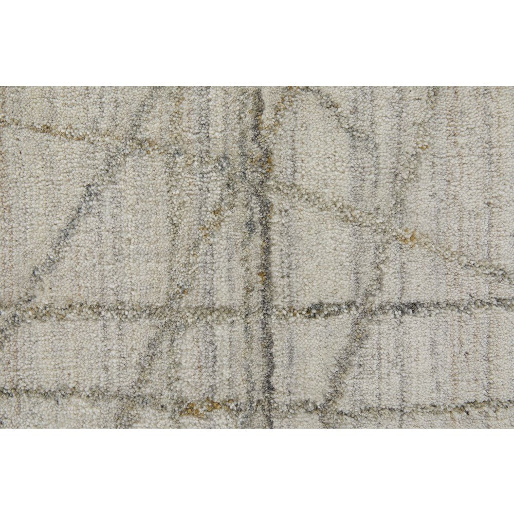 Whitton Modern Abstract, Ivory/Gray, 5' x 8' Area Rug. Picture 6