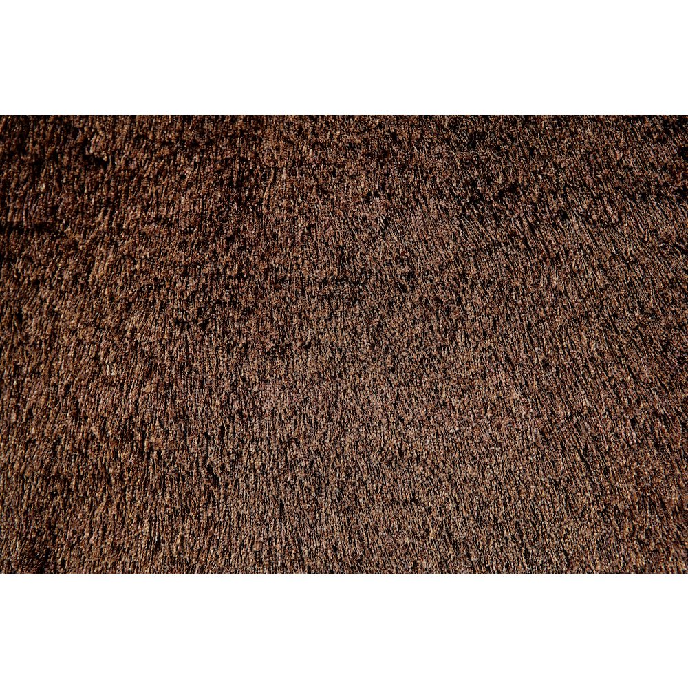 Indochine Modern Solid, Brown, 8' x 8' Round Rug. Picture 4
