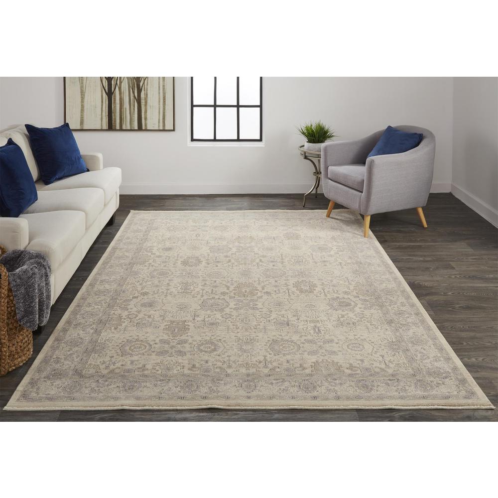 Marquette Rustic Persian Farmhouse Rug, Beige/Warm Gray, 2ft - 8in x 10ft, Runner, MRQ3776FBGEGRYI8B. Picture 1