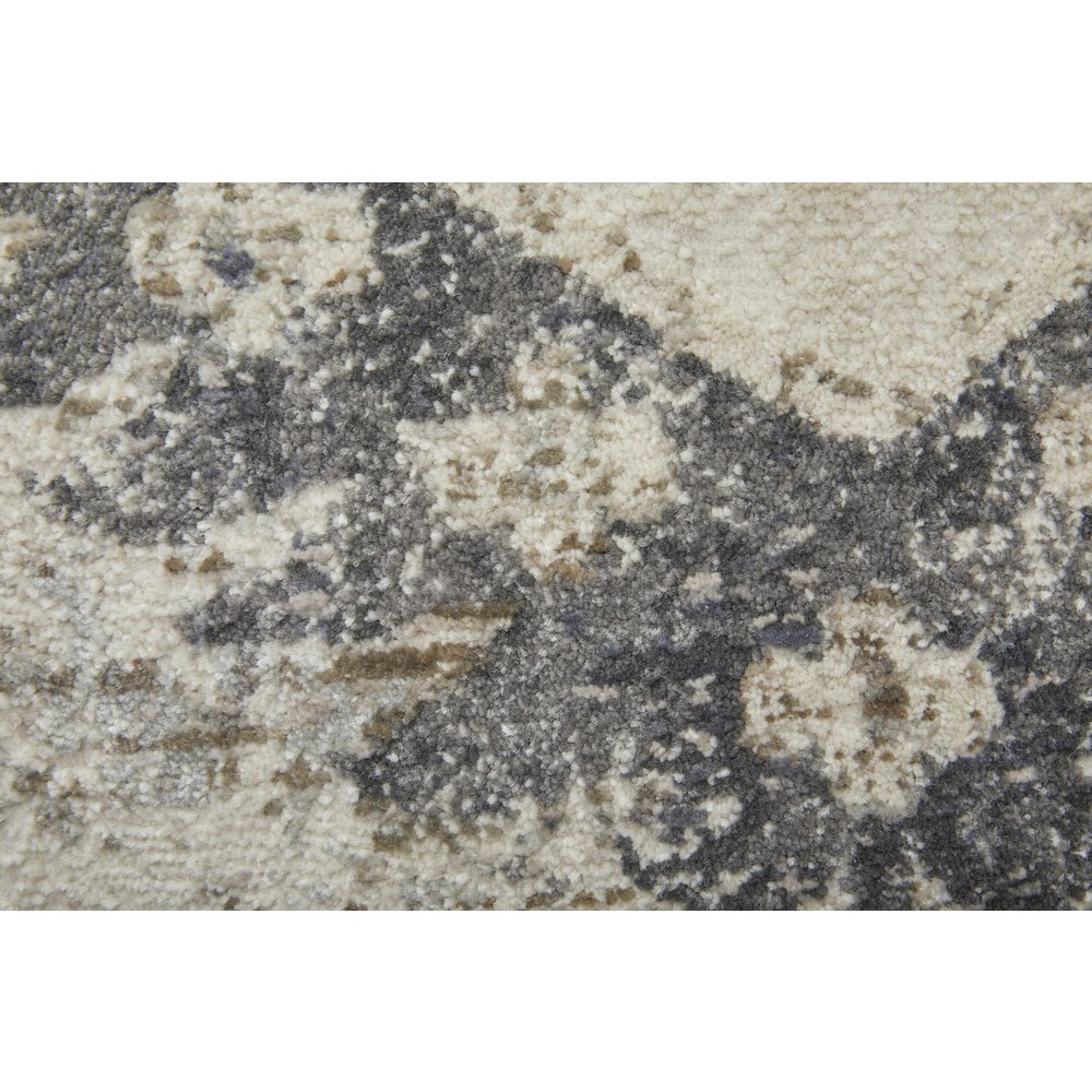 Kano Transitional Distressed, Ivory/Taupe/Gray, 6'-7" x 9'-6" Area Rug. Picture 6