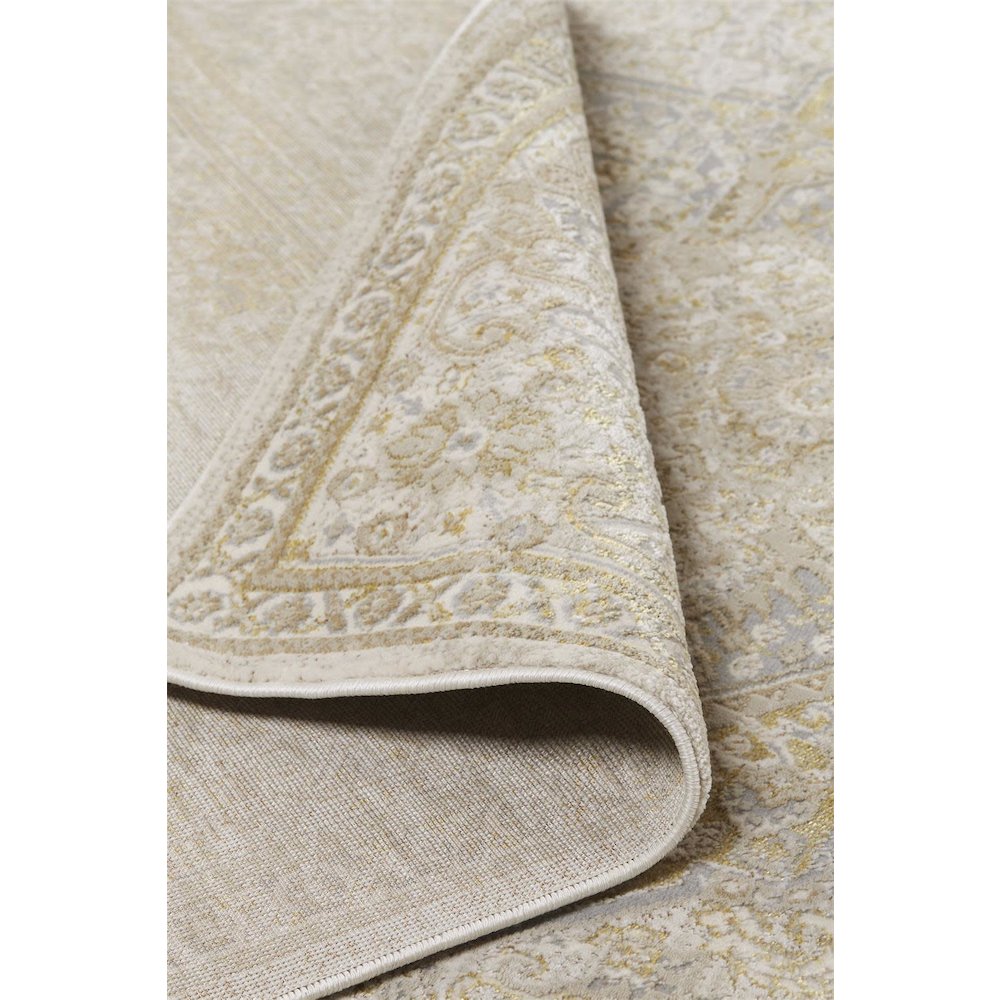 Aura Modern Oriental, Ivory/Gold, 9'-2" x 12' Area Rug. Picture 6