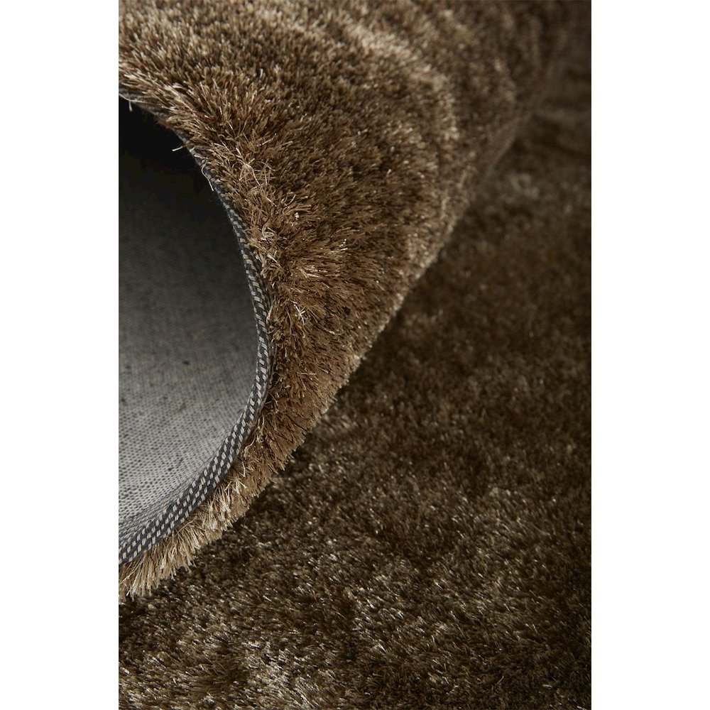 Indochine Modern Solid, Brown, 8' x 8' Round Rug. Picture 5