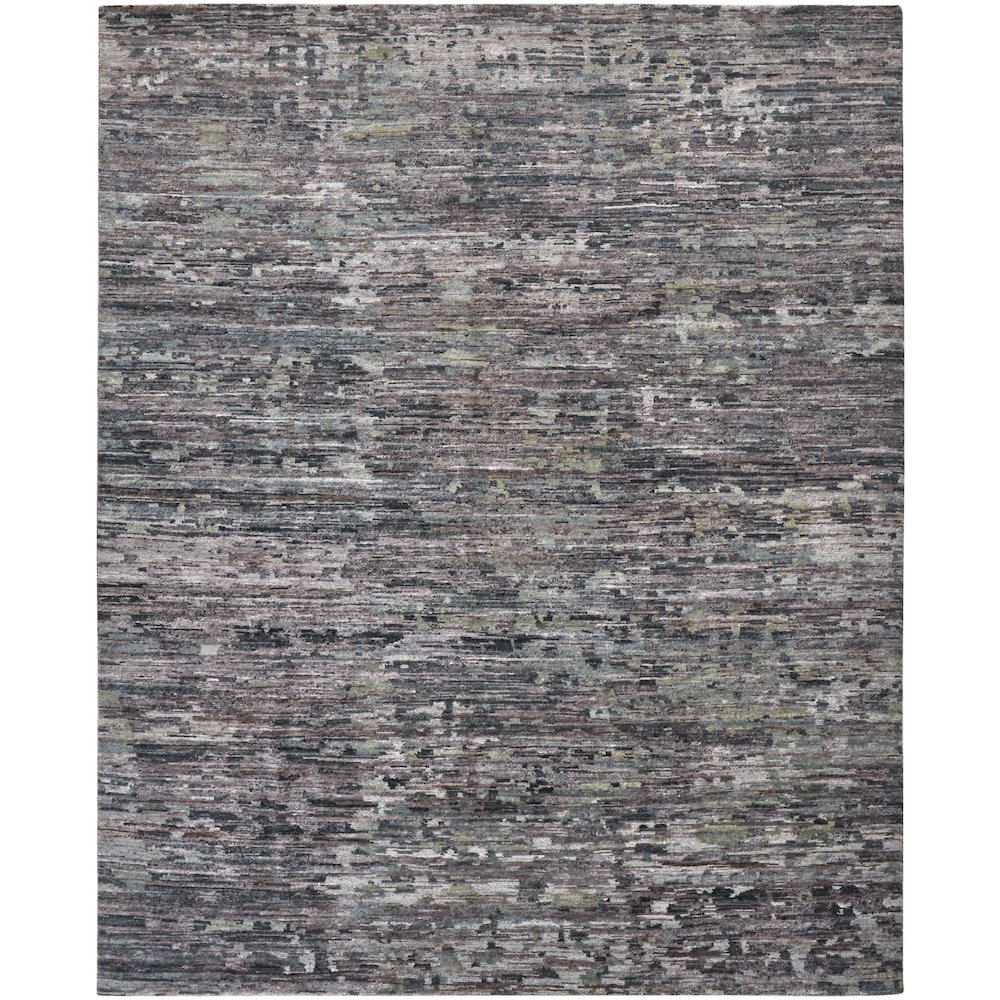 Conroe Modern Abstract, Blue/Gray, 3'-6" x 5'-6" Accent Rug. Picture 1
