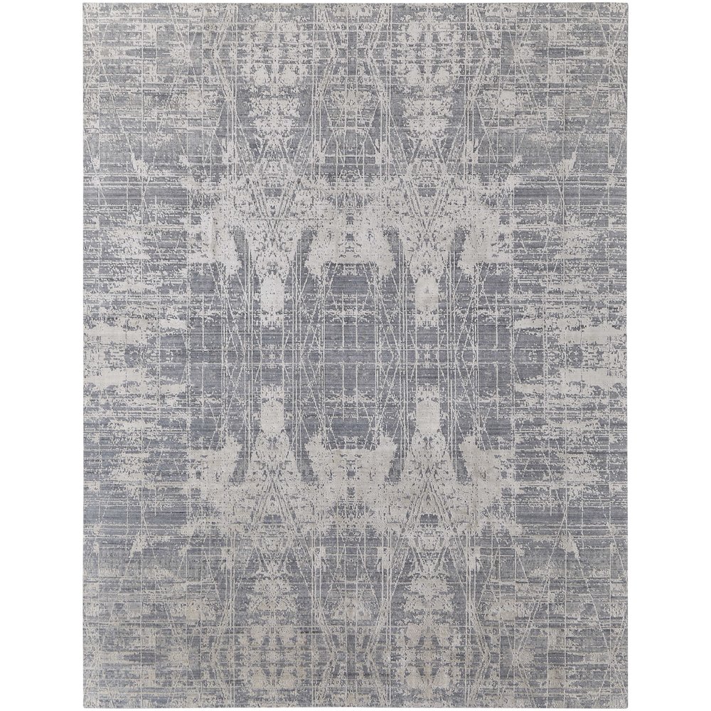Eastfield Modern Abstract, Gray, 10' x 14' Area Rug. Picture 1