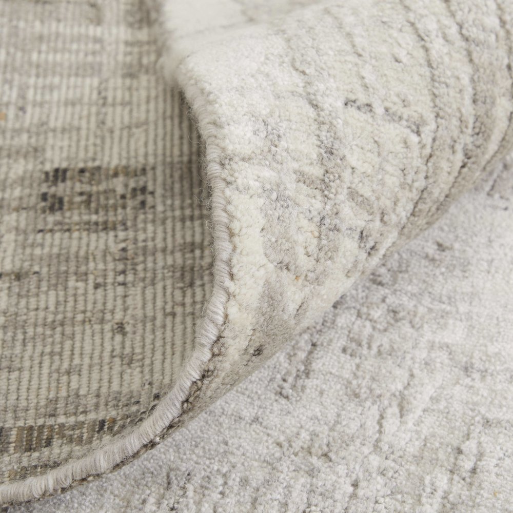 Eastfield Modern Abstract, Gray/Ivory, 10' x 14' Area Rug. Picture 7