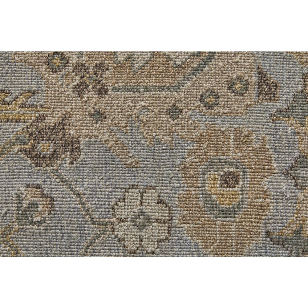 Corbitt Traditional Oriental, Blue/Gold/Gray, 2' x 3' Accent Rug. Picture 6