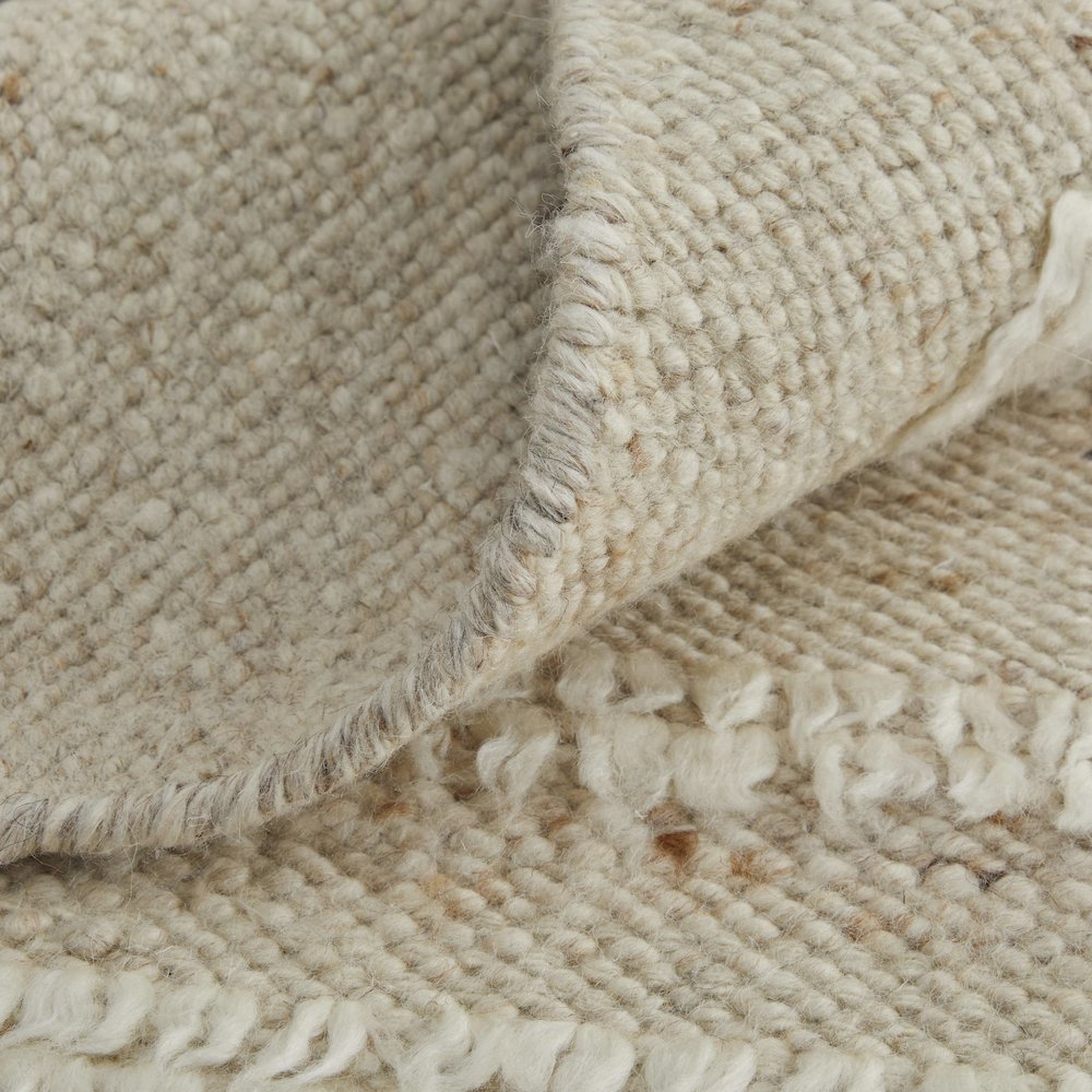 Ashby Transitional Stripes, White/Tan, 3'-6" x 5'-6" Accent Rug. Picture 7