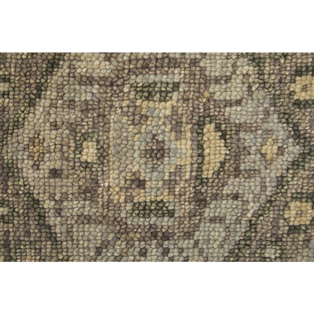 Fillmore Traditional Diamond, Brown/Gray, 8' x 10' Area Rug. Picture 6