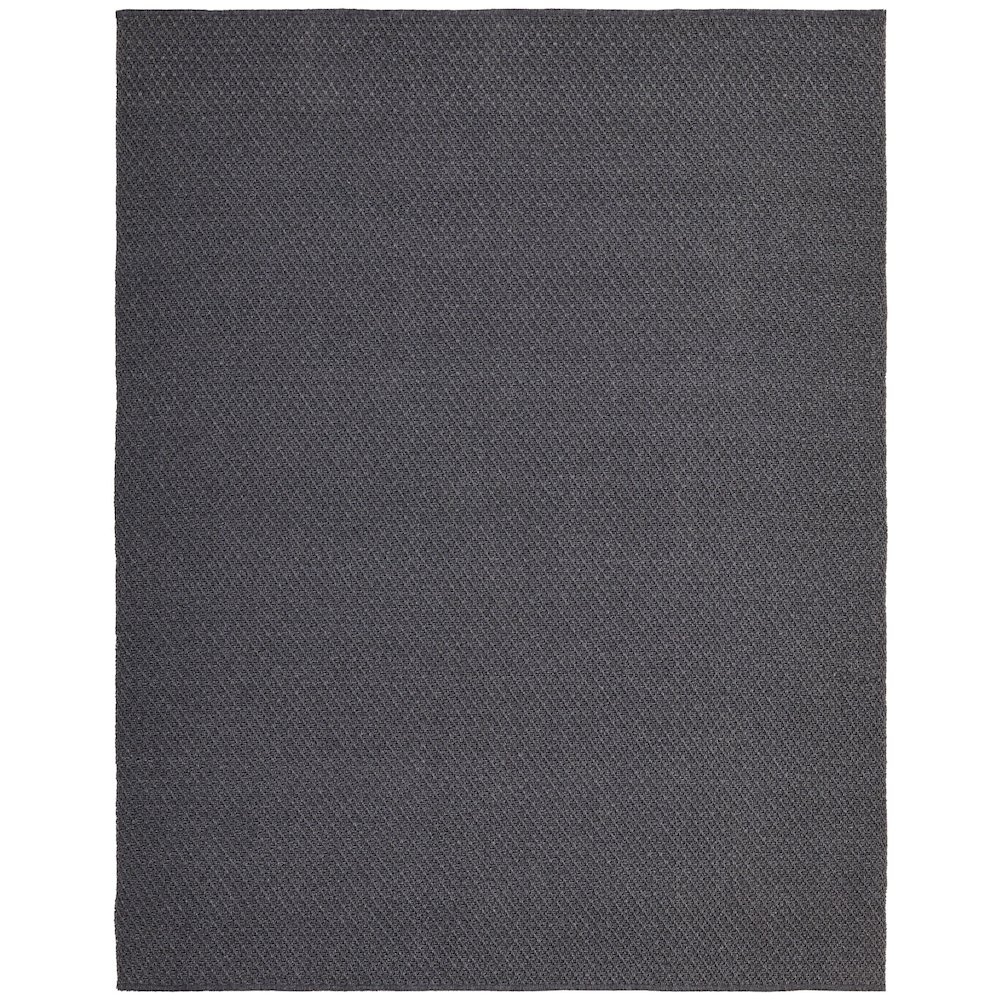 Tito Modern Solid, Gray, 8' x 10' Area Rug. Picture 1
