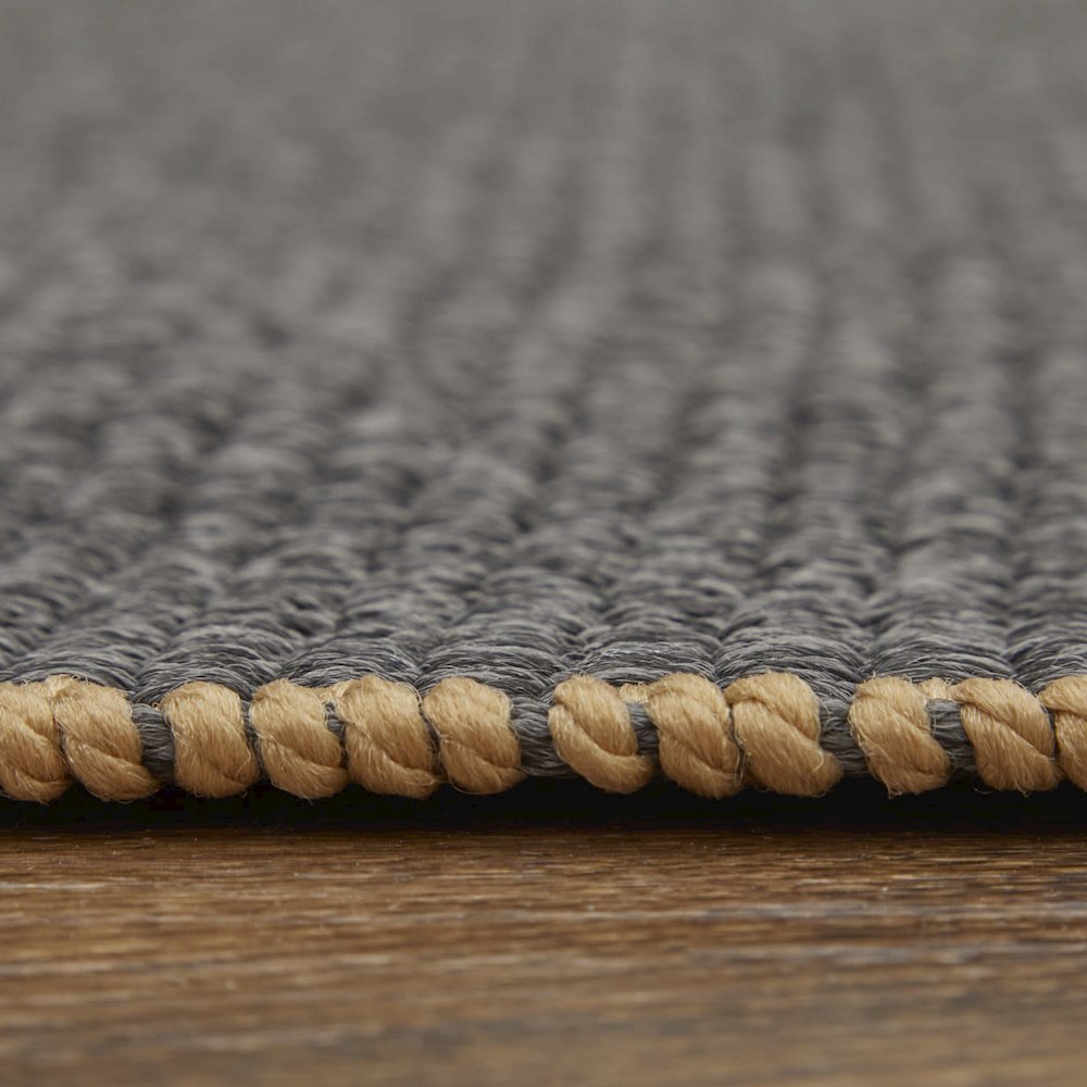 Theo Modern Solid, Gray/Tan, 10' x 14' Area Rug. Picture 8
