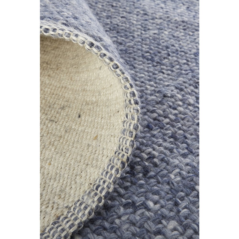 Naples Space Dyed In/Outdoor Flatweave, Navy/Denim Blue, 9ft x 12ft Area Rug, NAP0751FNVY000G00. Picture 6