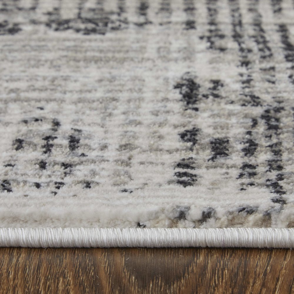 Sonora Modern Abstract, Gray/Ivory, 5' x 7'-6" Area Rug. Picture 8