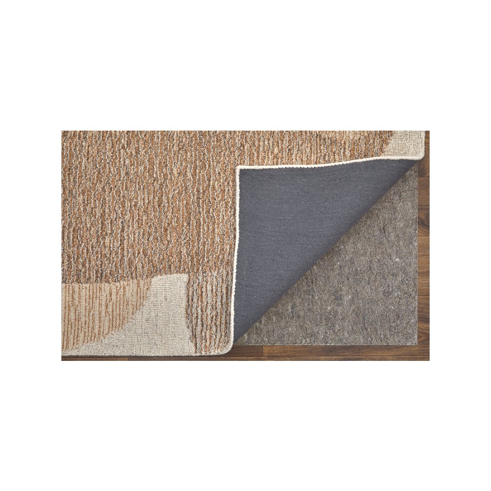 Pollock Modern Watercolor, Brown/Tan/Ivory, 3'-6" x 5'-6" Accent Rug. Picture 4