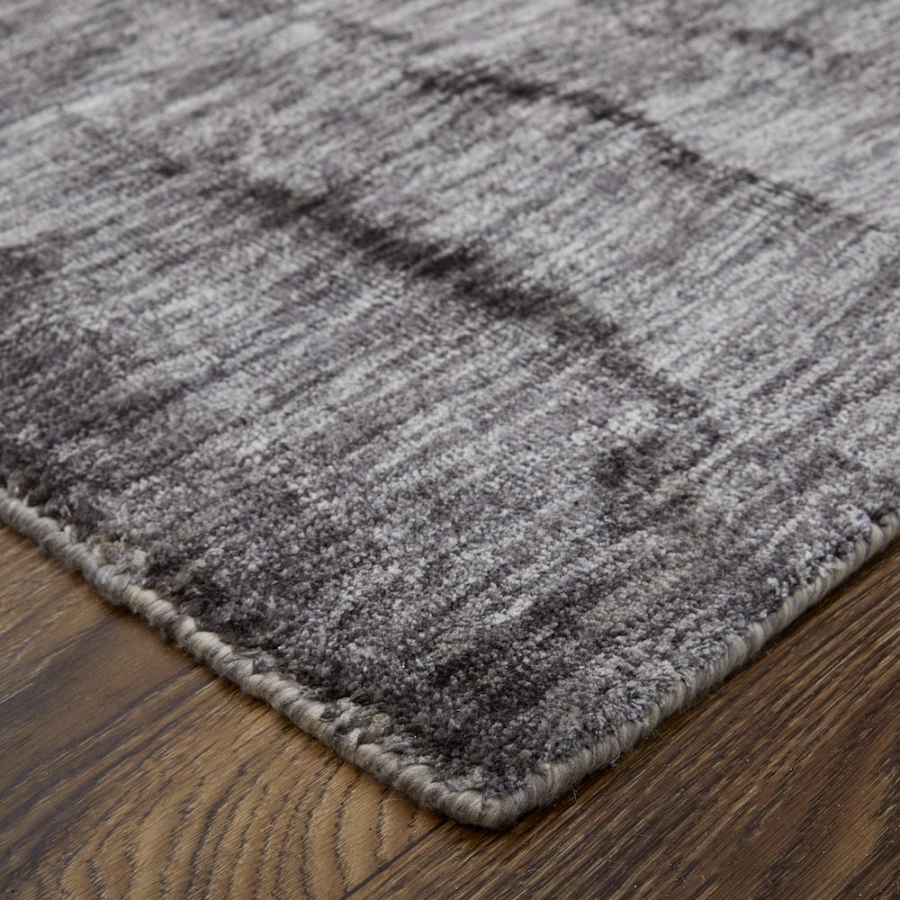 Marlowe Modern Chevron, Gray/Taupe, 5'-6" x 8'-6" Area Rug. Picture 3